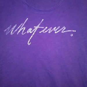 Lane Bryant purple graphic tee